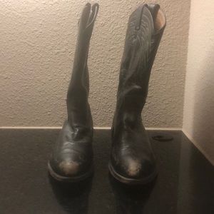 Distressed Frye Cowboy Boots size 11D